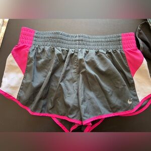 Nike Dri-FIT Gray and Pink Shorts